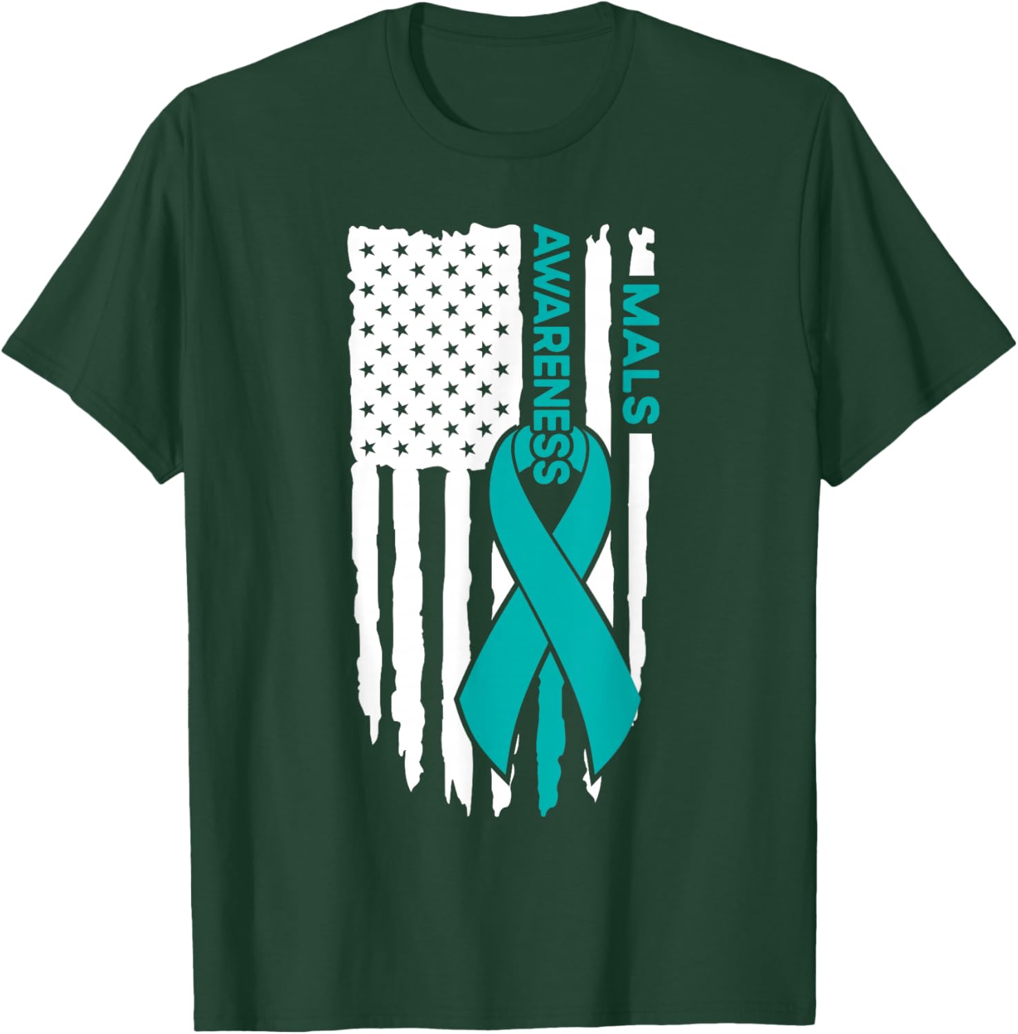 MALS Awareness Flag MALS T-Shirt - T-Shirt | Forest