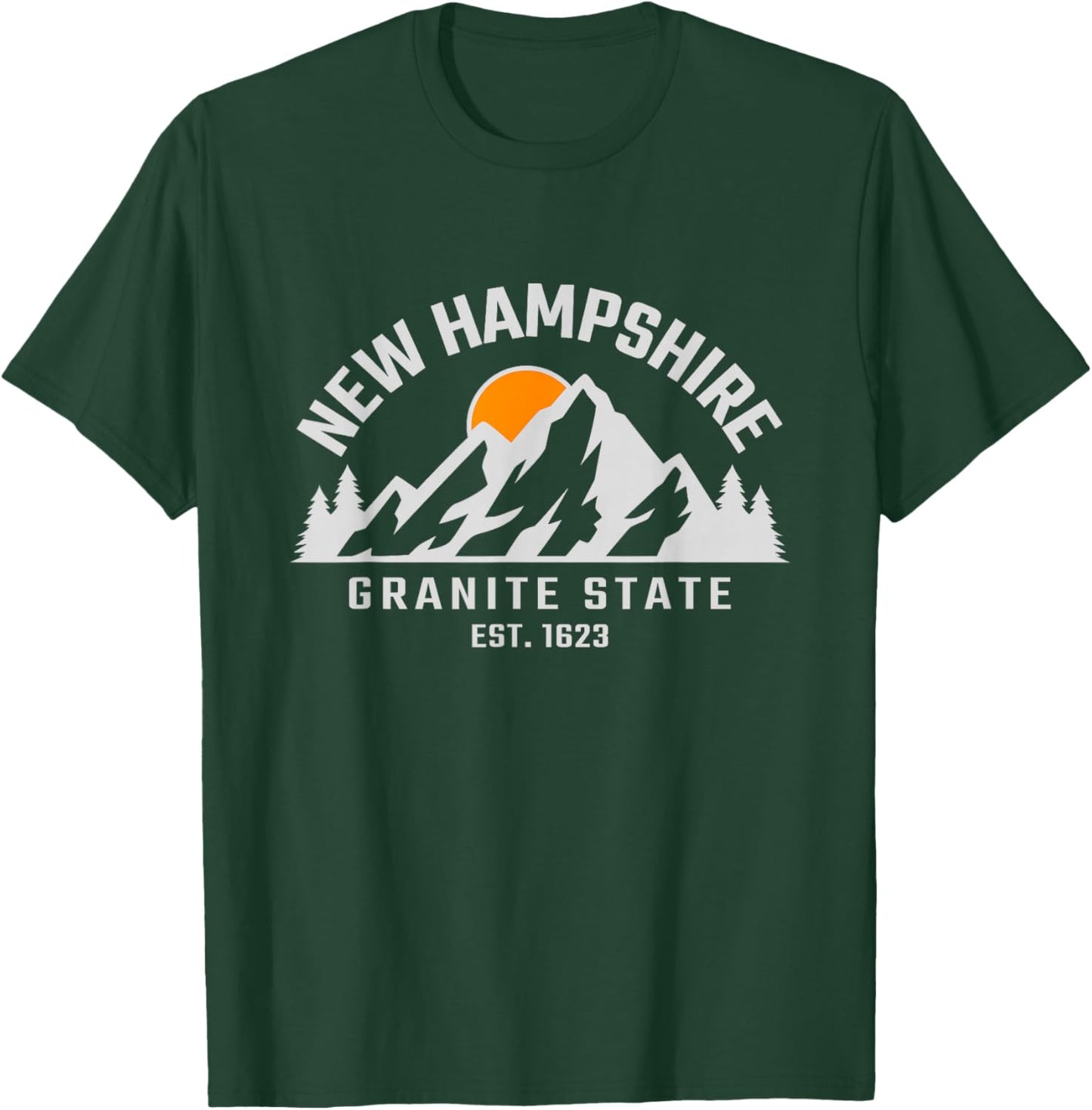 New Hampshire - Granite State - Outdoors - Classic T-Shirt - T-Shirt | Forest