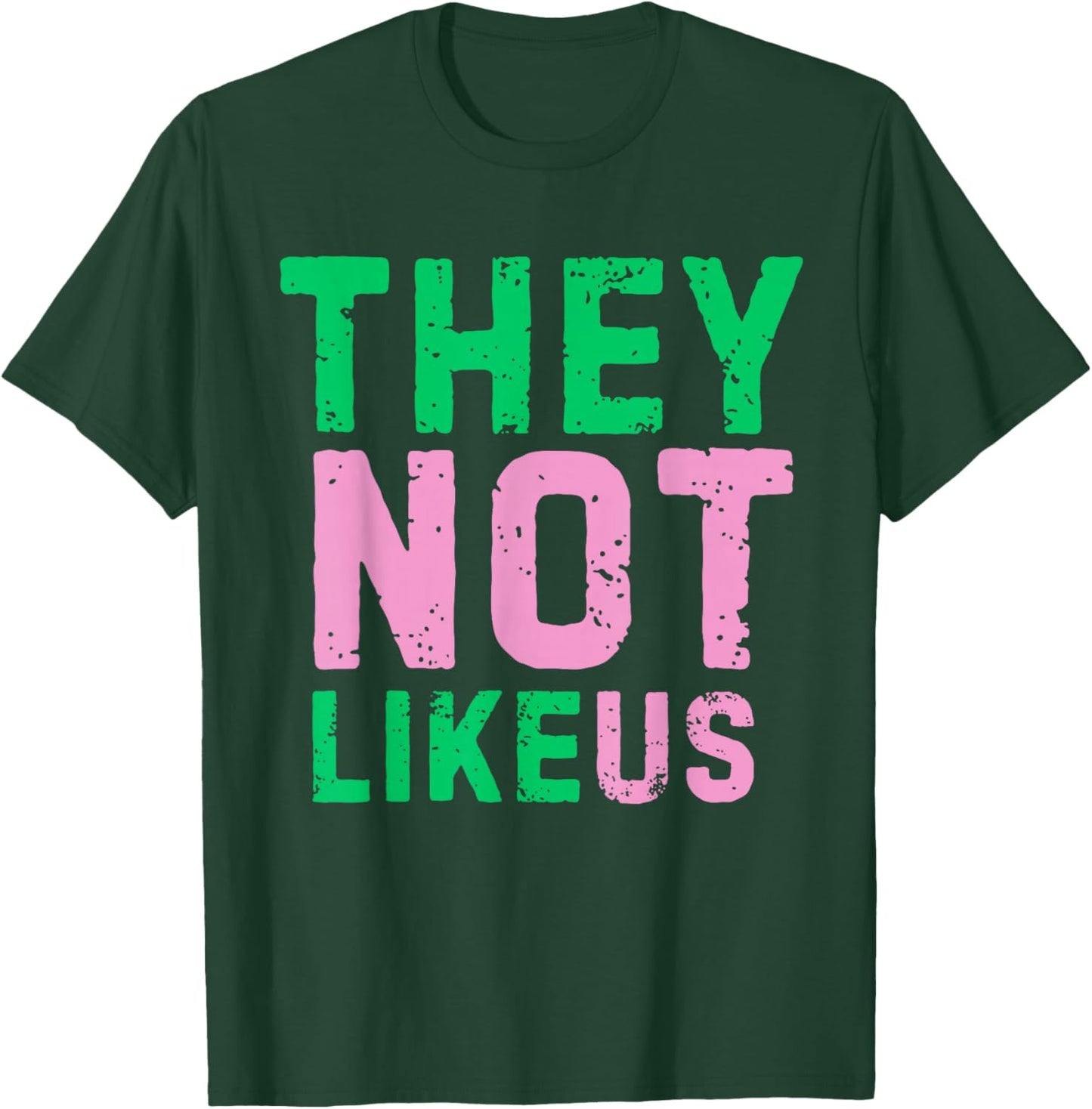 They Don't Like US Retro T-Shirt - T-Shirt | Forest