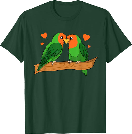 Funny Lovebirds T-Shirt - T-Shirt | Forest