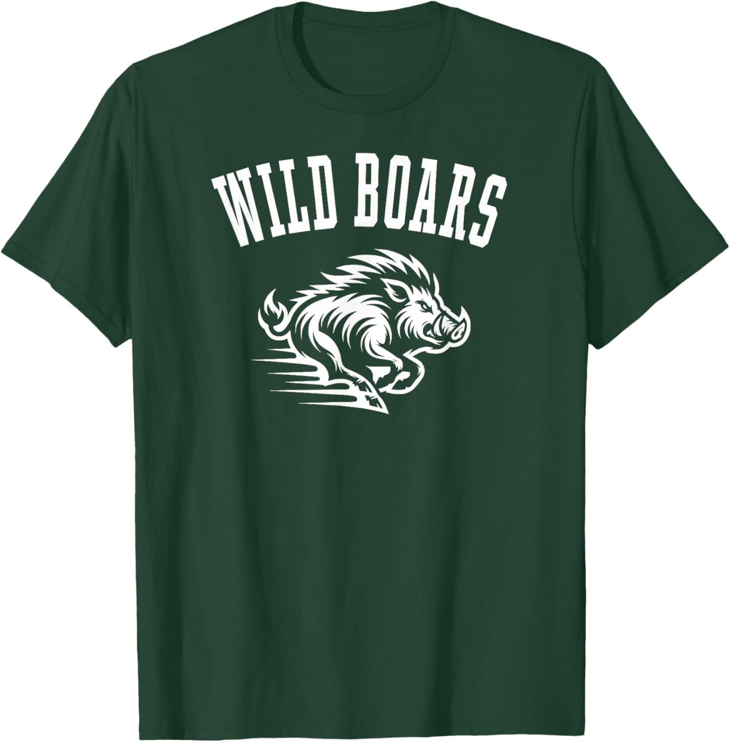 Wild Boars Mascot for Players and Fans T-Shirt - T-Shirt | Forest