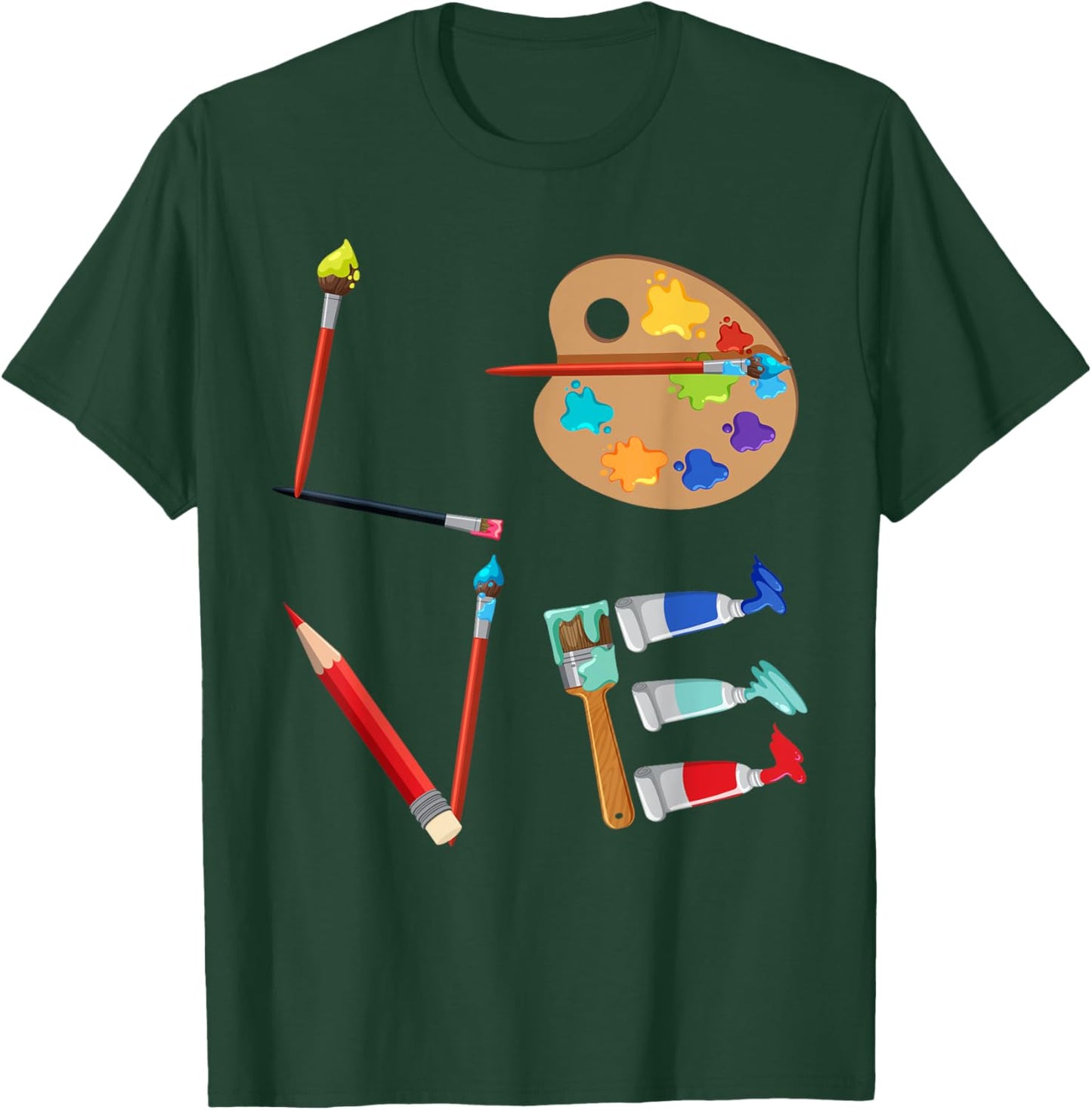 Art for Artist Art Teacher T-Shirt - T-Shirt | Forest