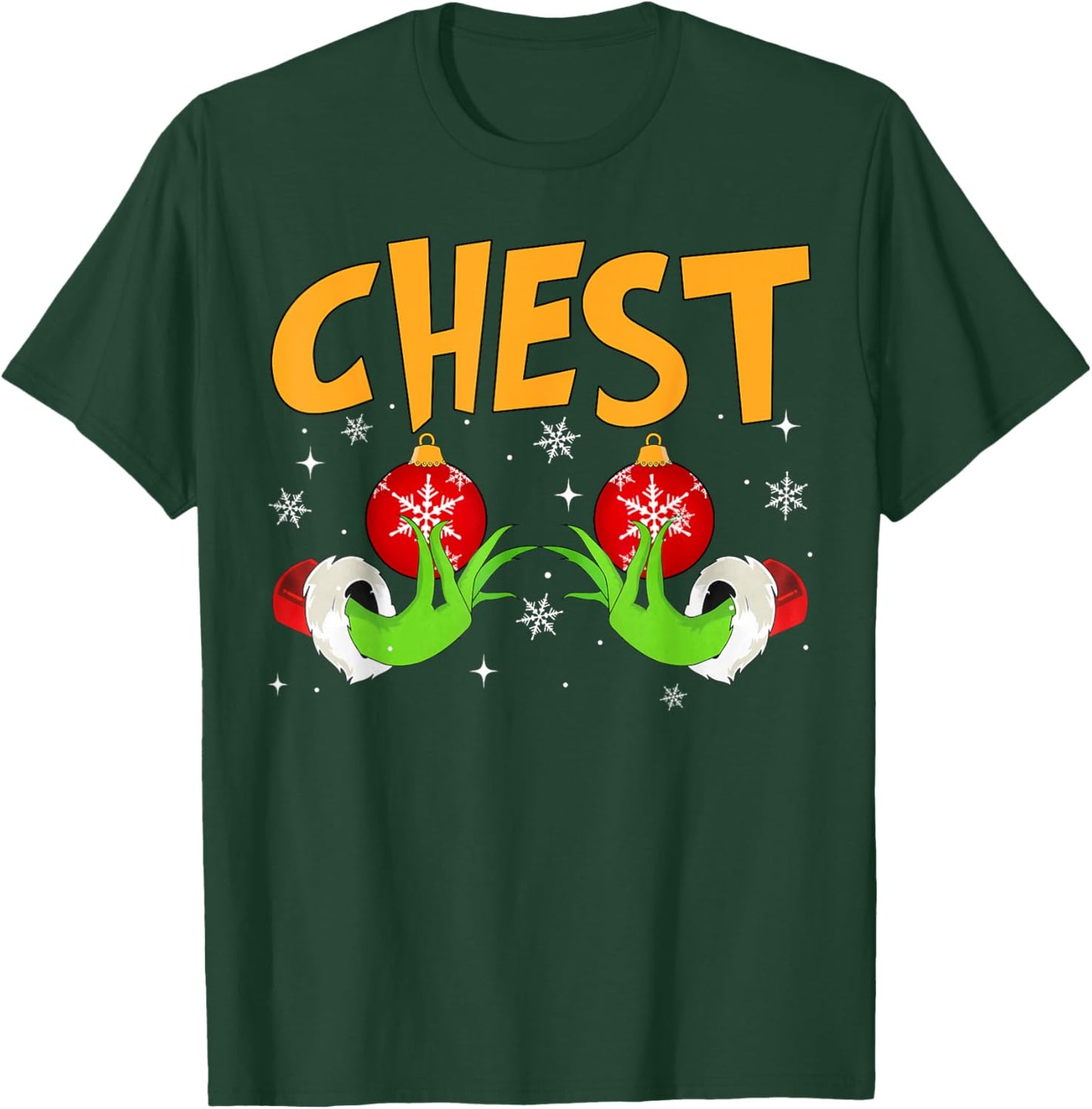 Chest Nuts Matching Chestnuts Christmas Snow Couples Women T-Shirt - T-Shirt | Forest