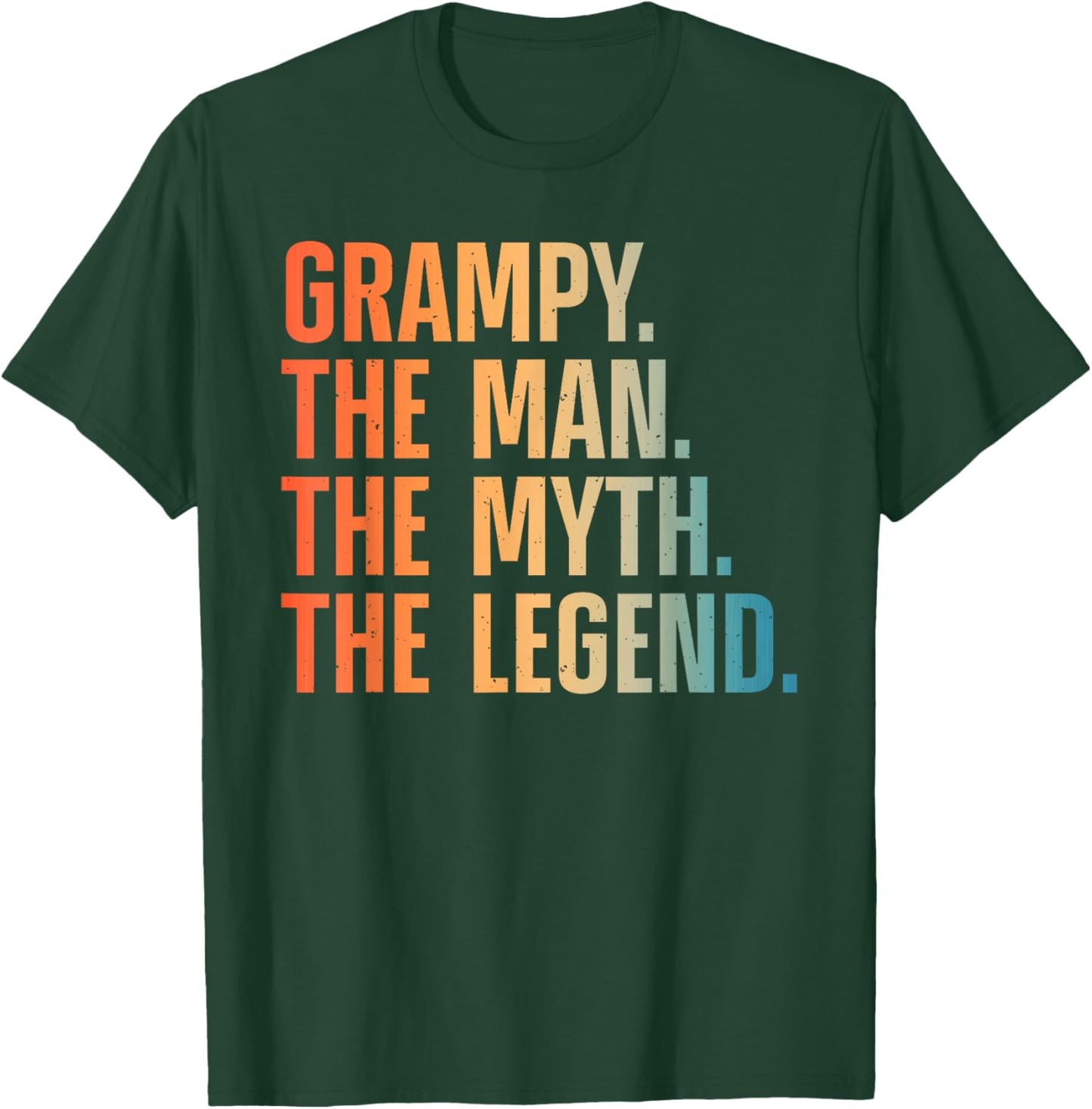 Grampy Design For Grandpa Grandfather From Grandkids Grampy T-Shirt - T-Shirt | Forest