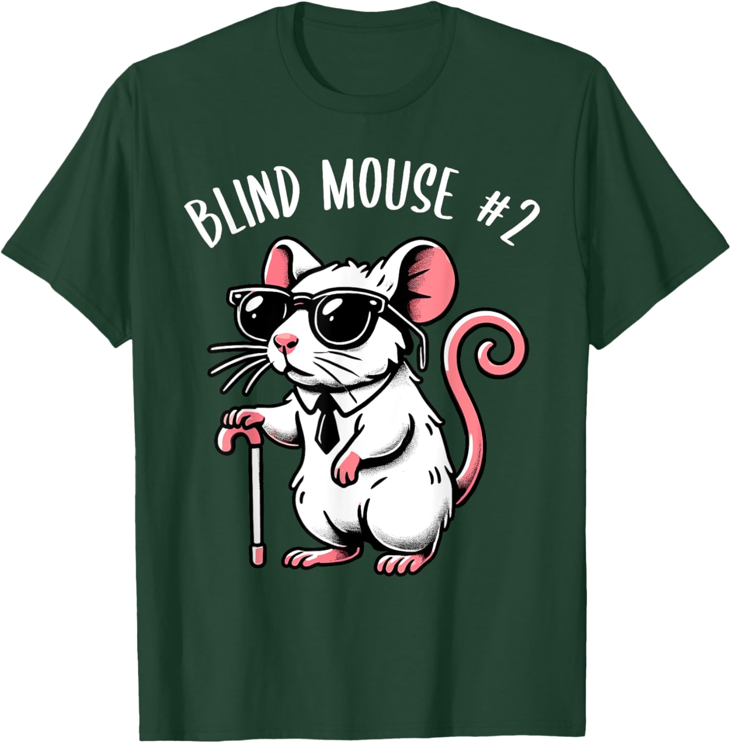 Halloween Three Blind Mice Costume Adult Kid, Blind Mouse #2 T-Shirt - T-Shirt | Forest