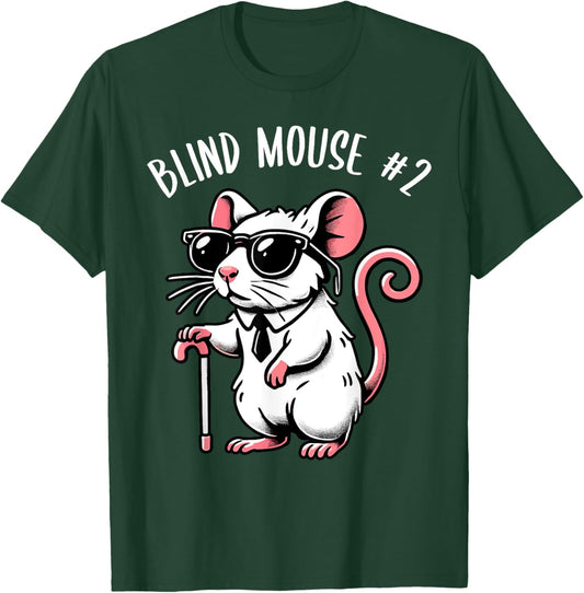 Halloween Three Blind Mice Costume Adult Kid, Blind Mouse #2 T-Shirt - T-Shirt | Forest