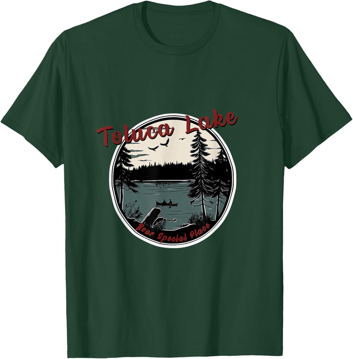 Toluca Lake Gaming Fan Silent Hills Art T-Shirt - T-Shirt | Forest
