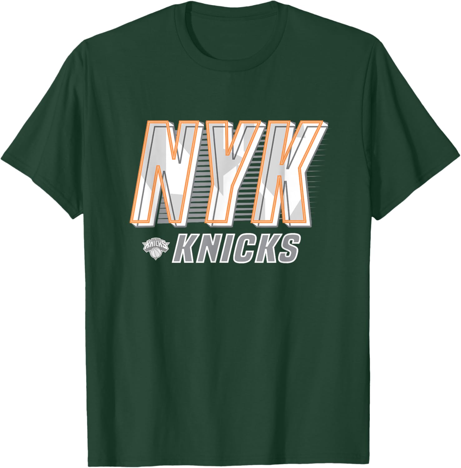 NBA New York Knicks Type Stack Logo T-Shirt - T-Shirt | Forest