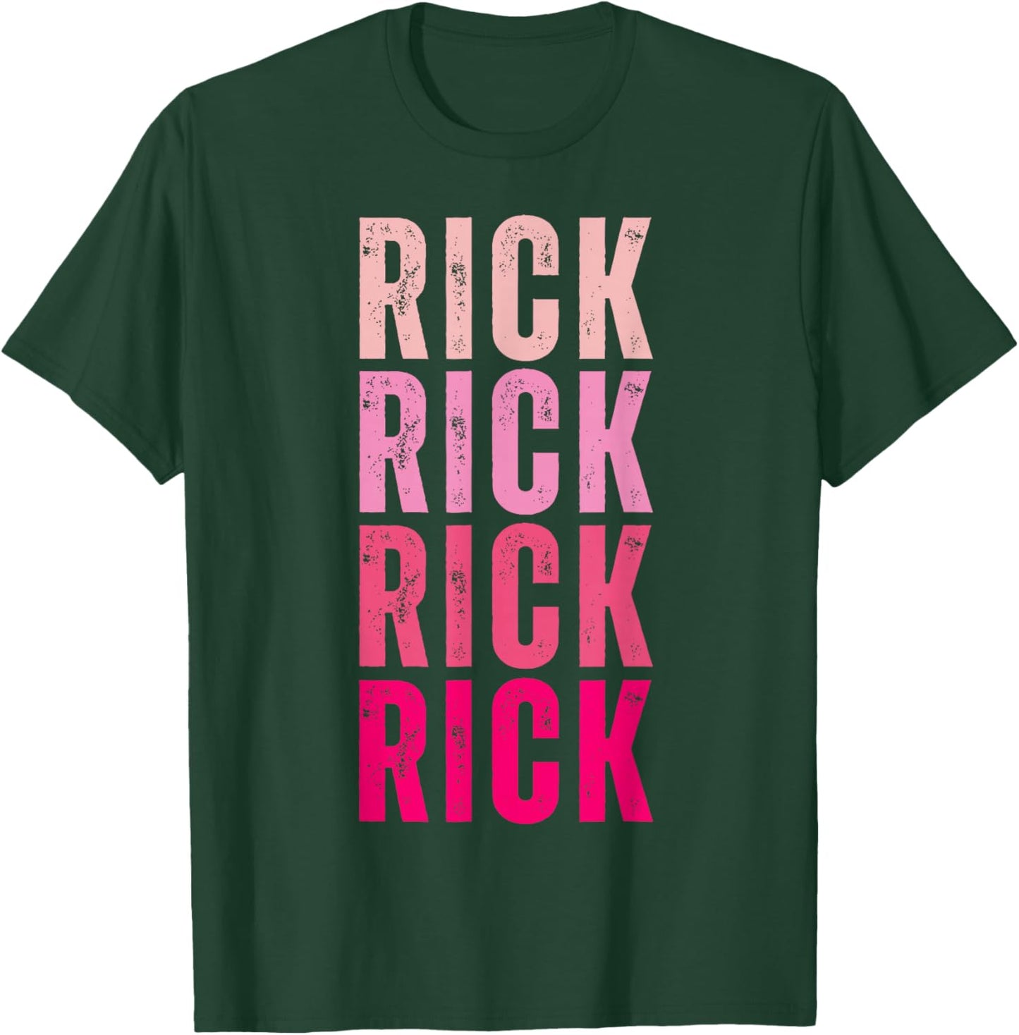Personalized Name Rick I Love Rick Vintage T-Shirt - T-Shirt | Forest