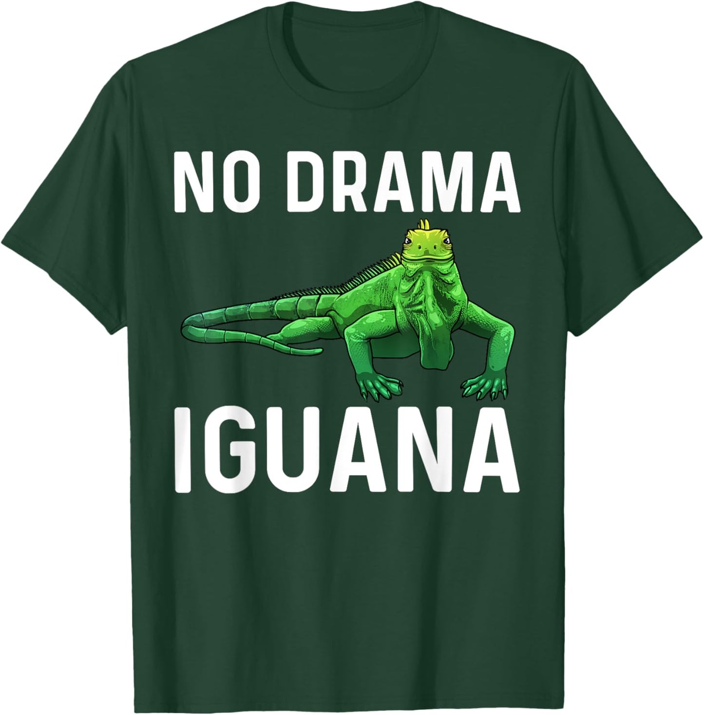 Funny Iguana Art Women Lizard Reptile Iguana Lover T-Shirt - T-Shirt | Forest