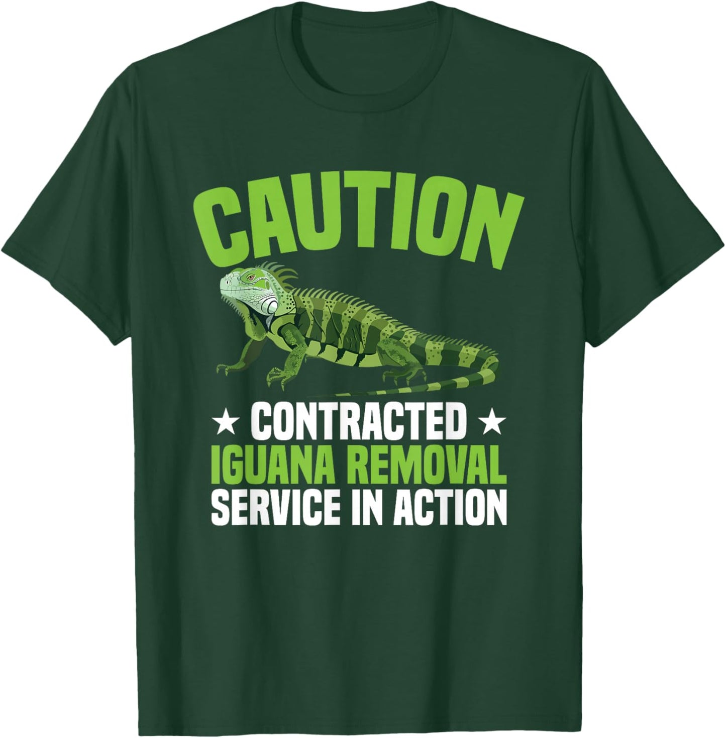 Lizard Hunting Specialist ControlTech Iguana Hunting T-Shirt - T-Shirt | Forest