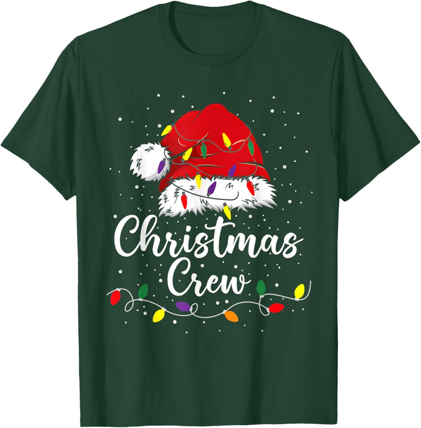 Christmas Crew Family Group Matching Christmas Pajama Party T-Shirt - T-Shirt | Forest