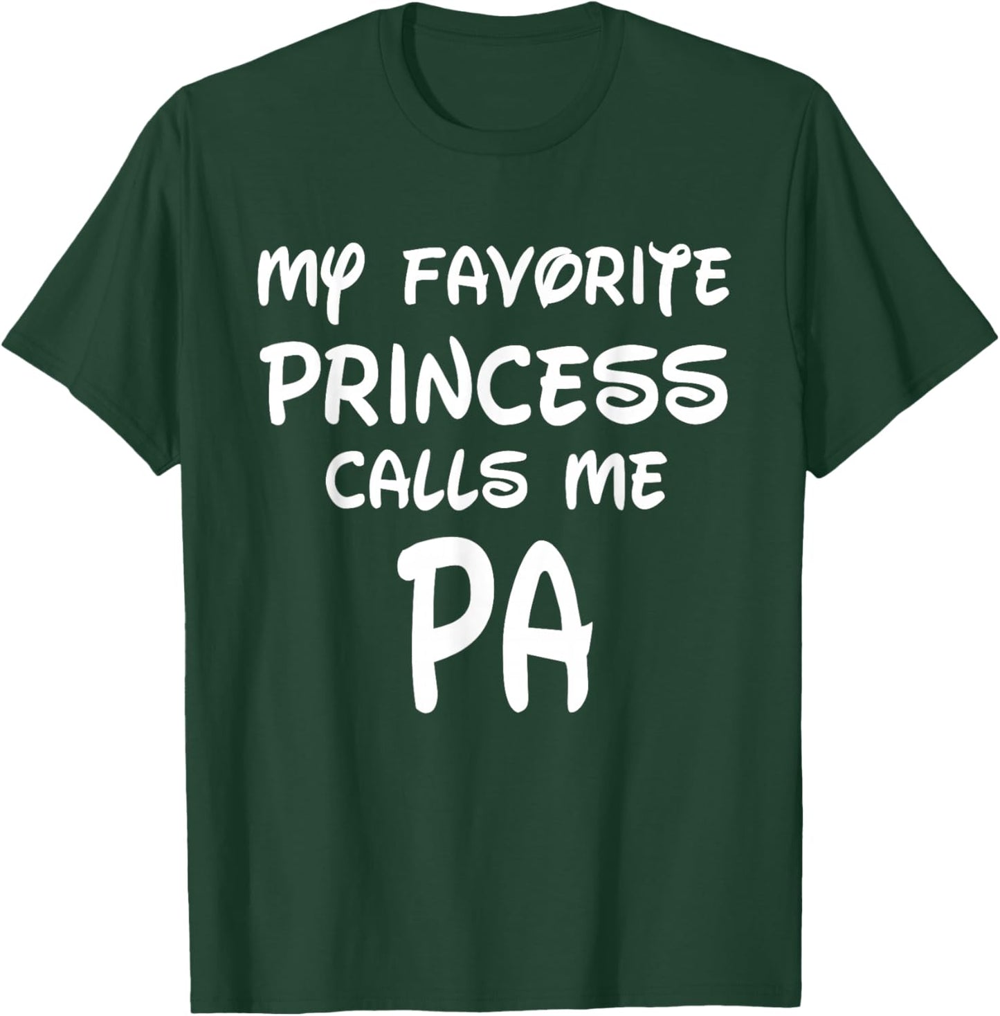 My Favorite Princess Calls Me Pa Vintage Christmas Xmas T-Shirt - T-Shirt | Forest