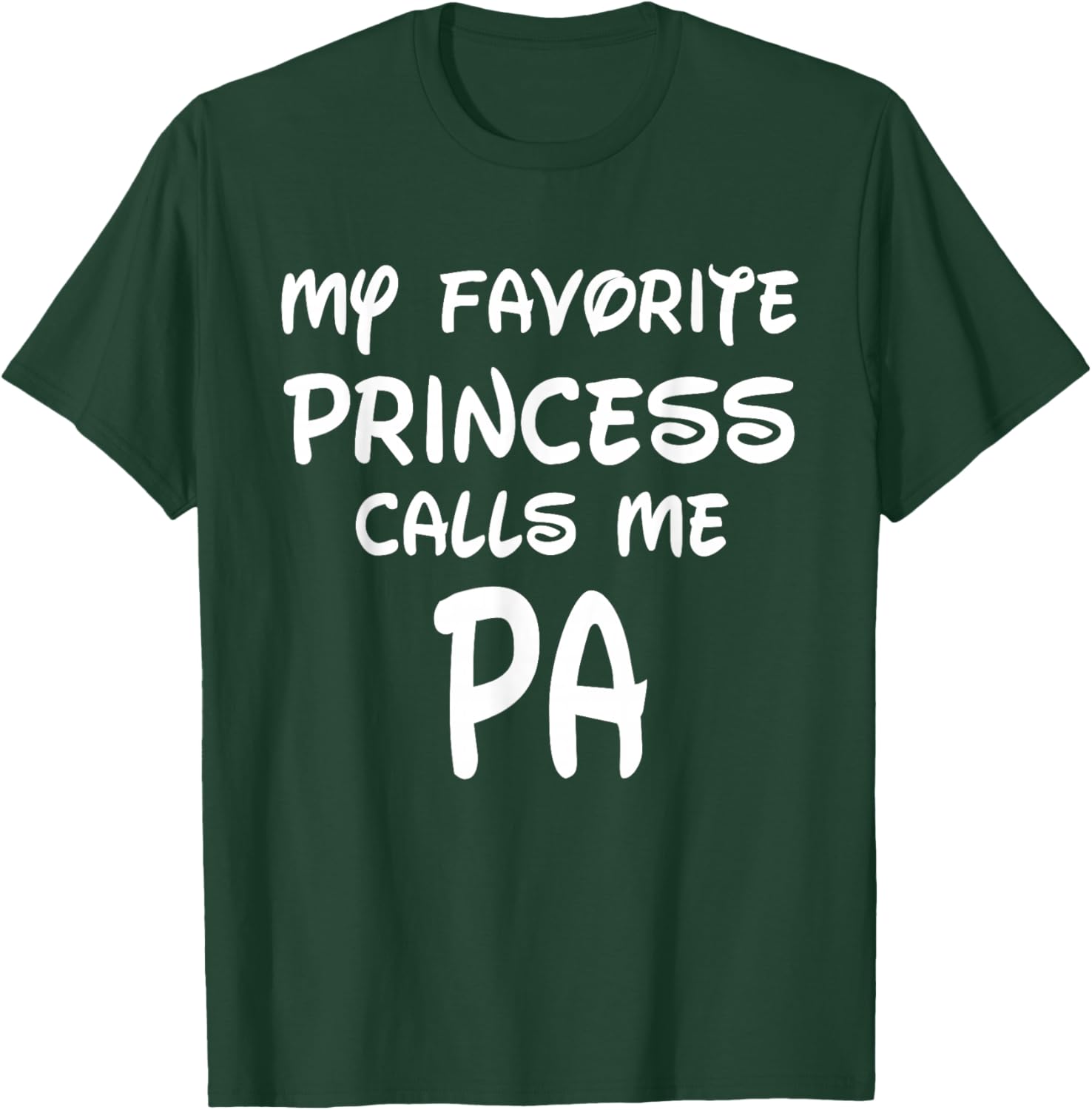 My Favorite Princess Calls Me Pa Vintage Christmas Xmas T-Shirt - T-Shirt | Forest