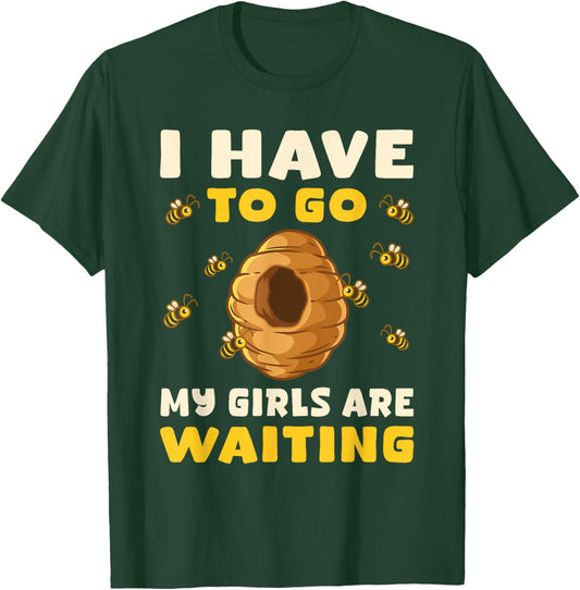 Funny Beekeeper Farming Honeybee Beekeeping Bee Lover Saying T-Shirt - T-Shirt | Forest