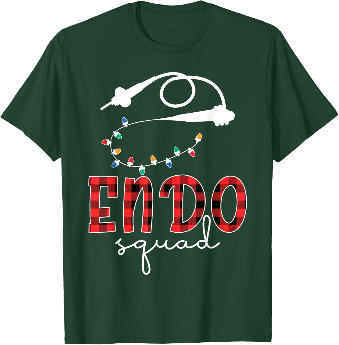Endo Squad Endoscopy Endo Nurse Tech Crew Christmas T-Shirt - T-Shirt | Forest
