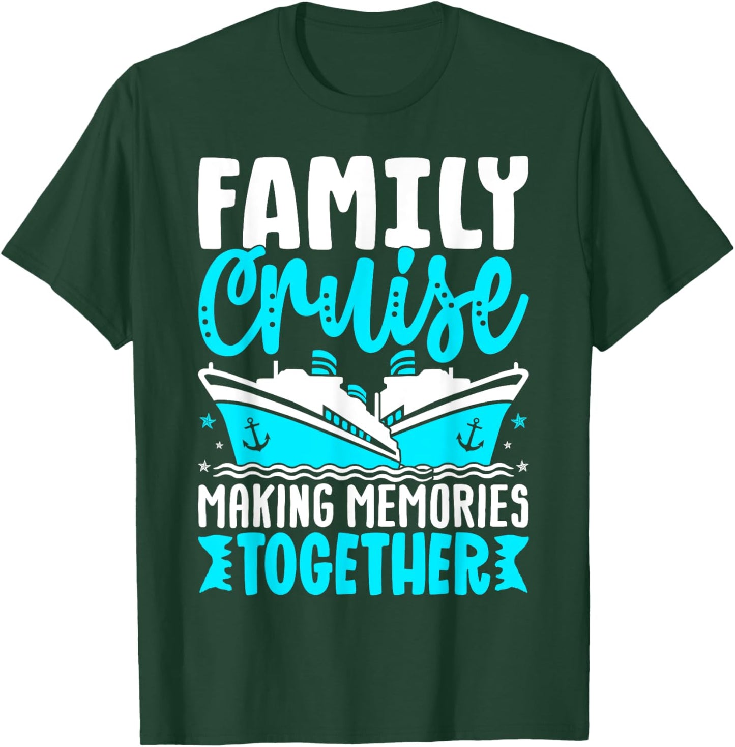 Family Cruise 2025 Family Matching Cruise Vacation Party T-Shirt - T-Shirt | Forest