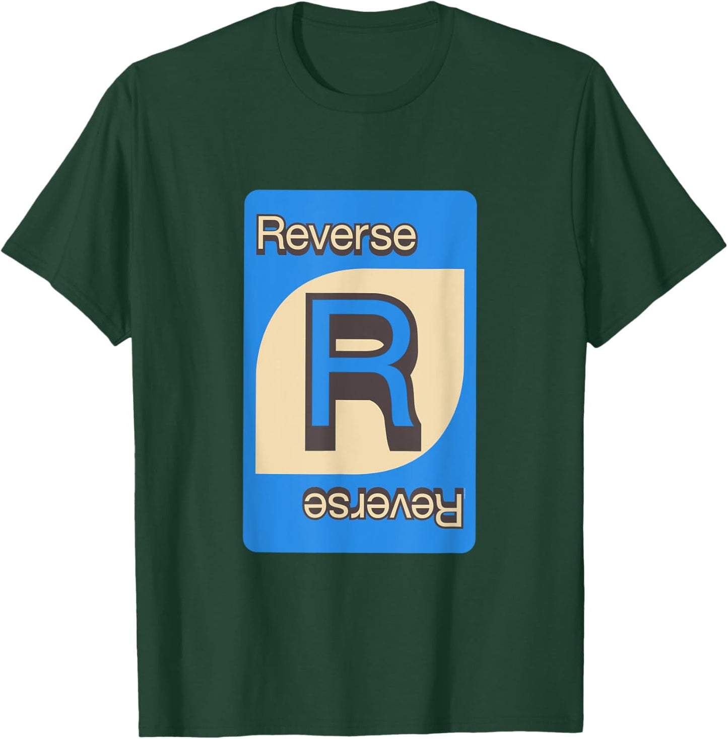 UNO Vintage Reverse T-Shirt - T-Shirt | Forest