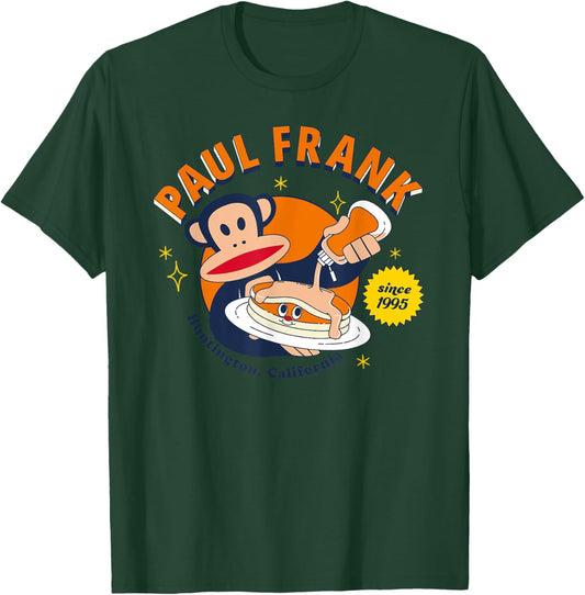 Paul Frank Julius The Monkey Pancakes Huntington California T-Shirt - T-Shirt | Forest