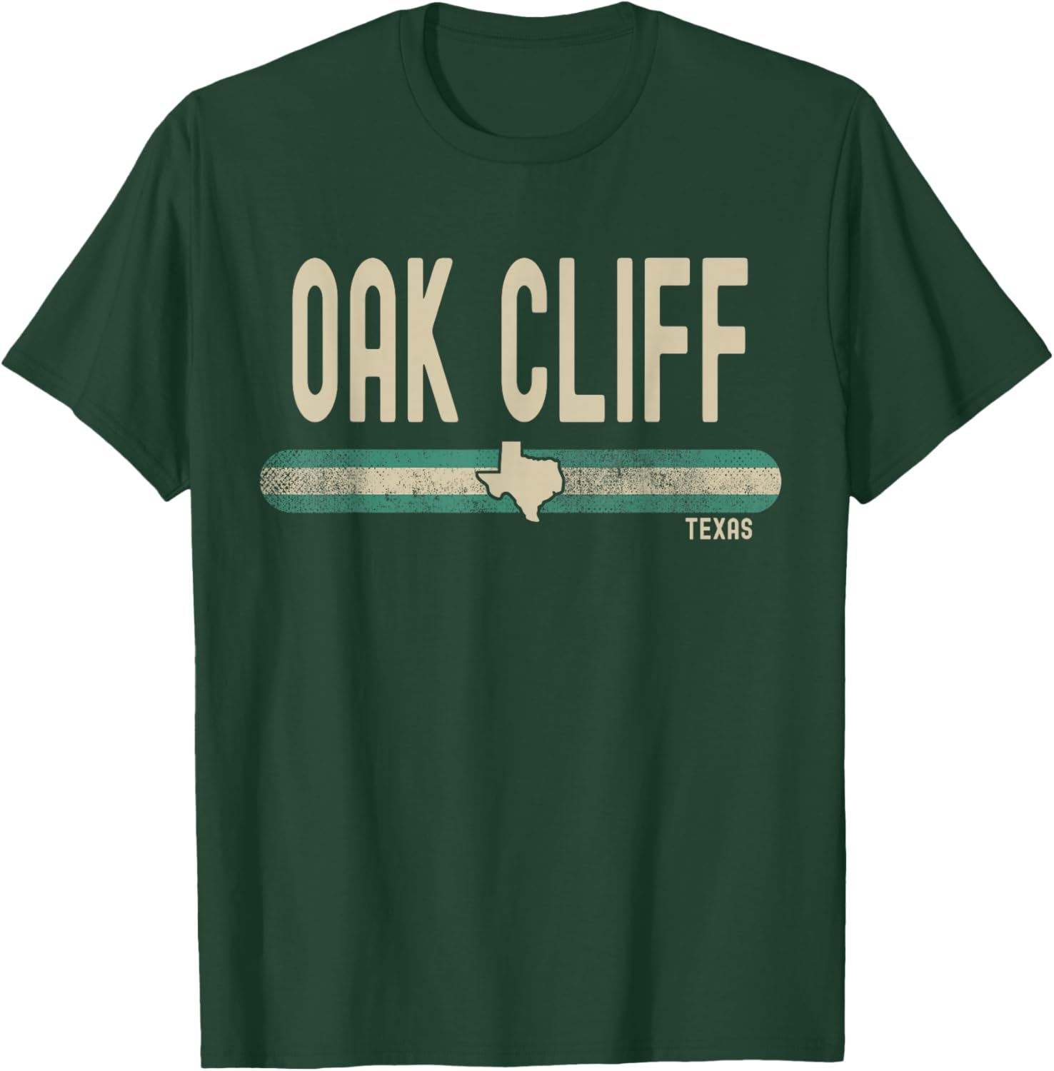 Oak Cliff TX | Texas | Travel & 80s Style T-Shirt - T-Shirt | Forest