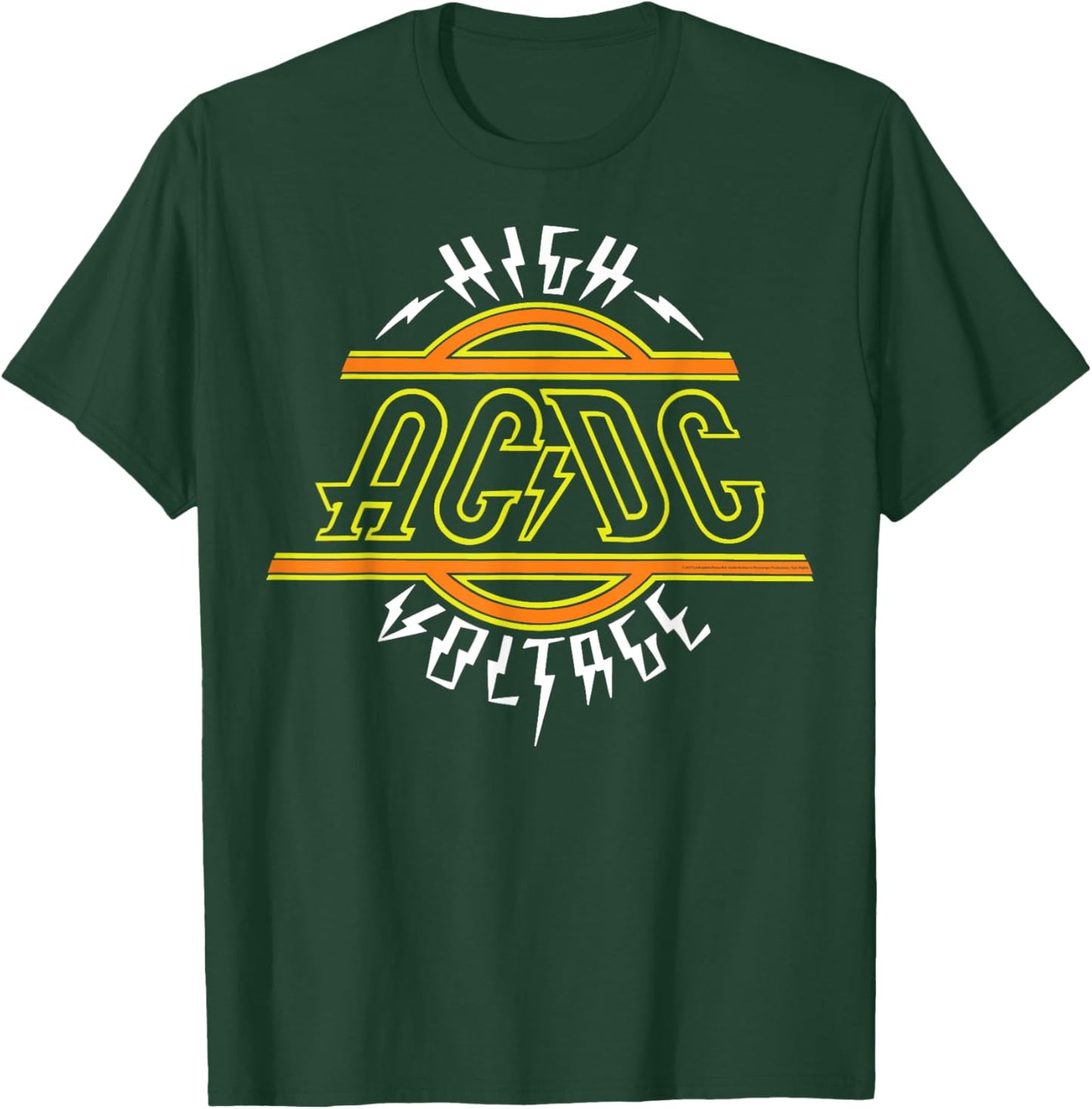 AC/DC - High Voltage Lightning T-Shirt - T-Shirt | Forest