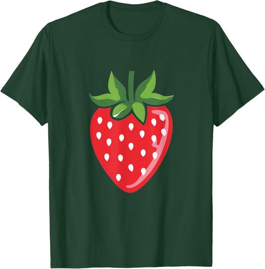 Strawberry - Funny Strawberry Fruit T-Shirt - T-Shirt | Forest