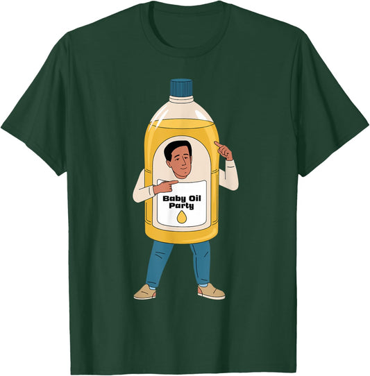 Organic Baby Oil Costume Adult Baby Powder Oil Perfume T-Shirt - T-Shirt | Forest