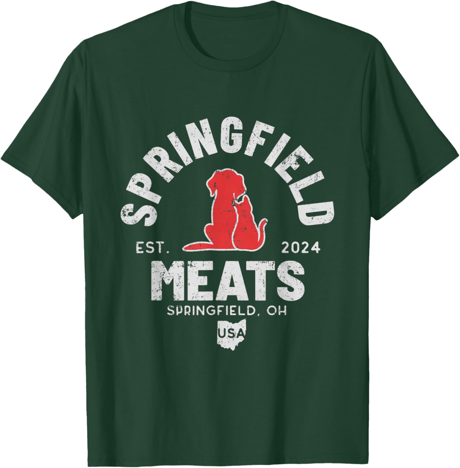 They're Eating The Dogs Springfield Ohio Election T-Shirt - T-Shirt | Forest