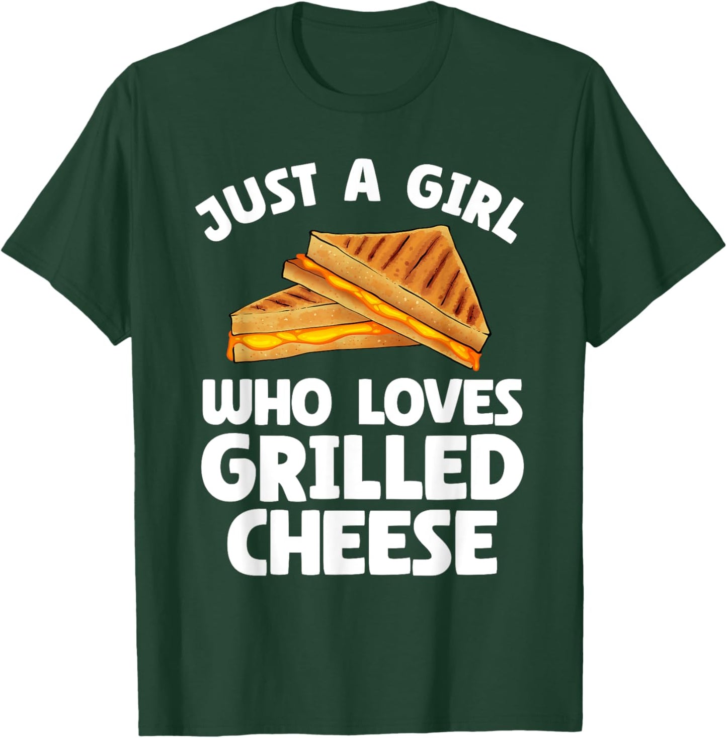 Grilled Cheese Art For Girls Women Grilled Cheese Sandwich T-Shirt - T-Shirt | Forest