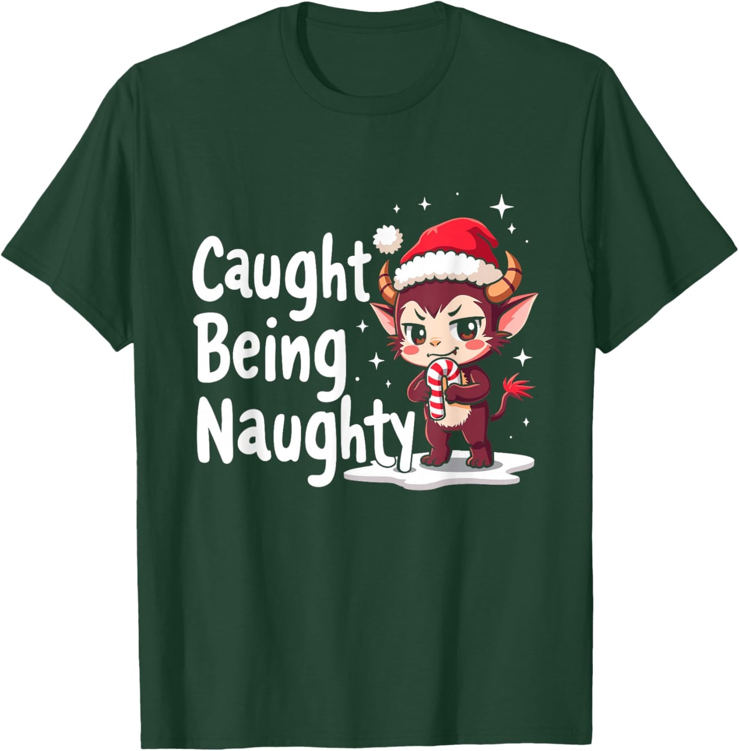 Cute Christmas Monster Krampus Lover Festive Fun Christmas T-Shirt - T-Shirt | Forest
