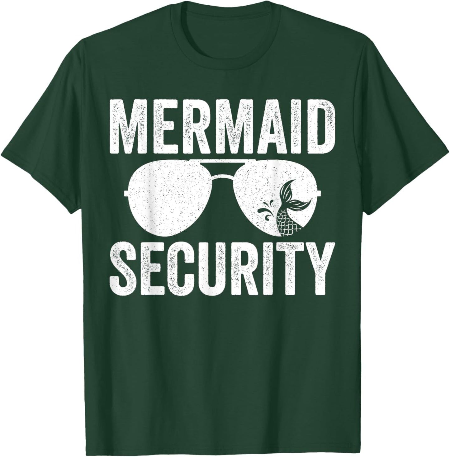 Mermaid Security Halloween Costume T-Shirt - T-Shirt | Forest