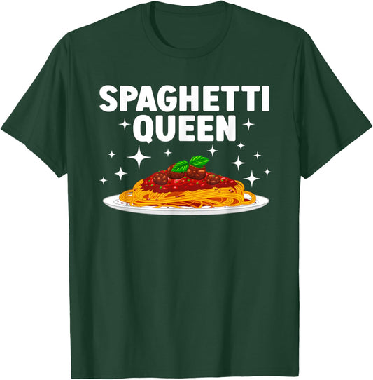 Cool Spaghetti Art Girls Italian Food Pasta Lover T-Shirt - T-Shirt | Forest