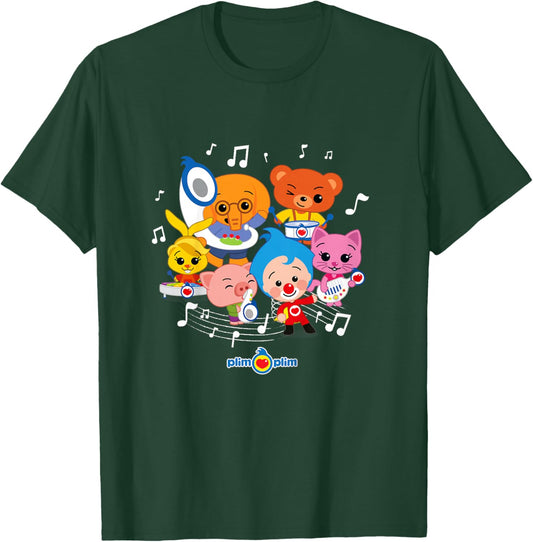 Plim Plim The Kindness Hero - Colourful designs for children T-Shirt - T-Shirt | Forest