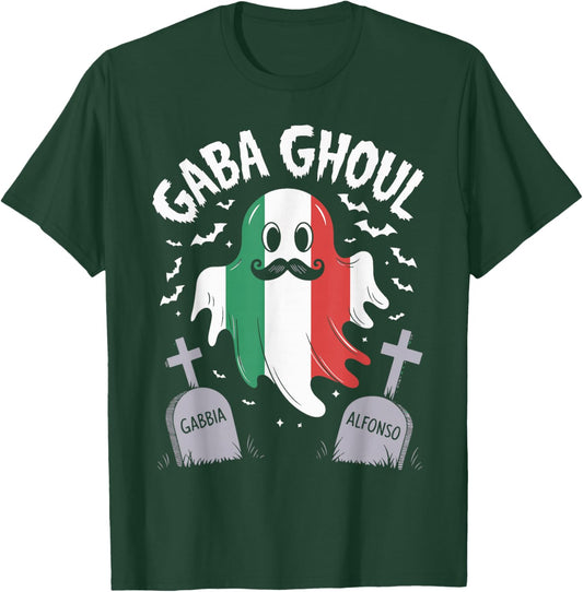 GABA Ghoul Halloween Costume Ghost Funny Italian Gabagool T-Shirt - T-Shirt | Forest