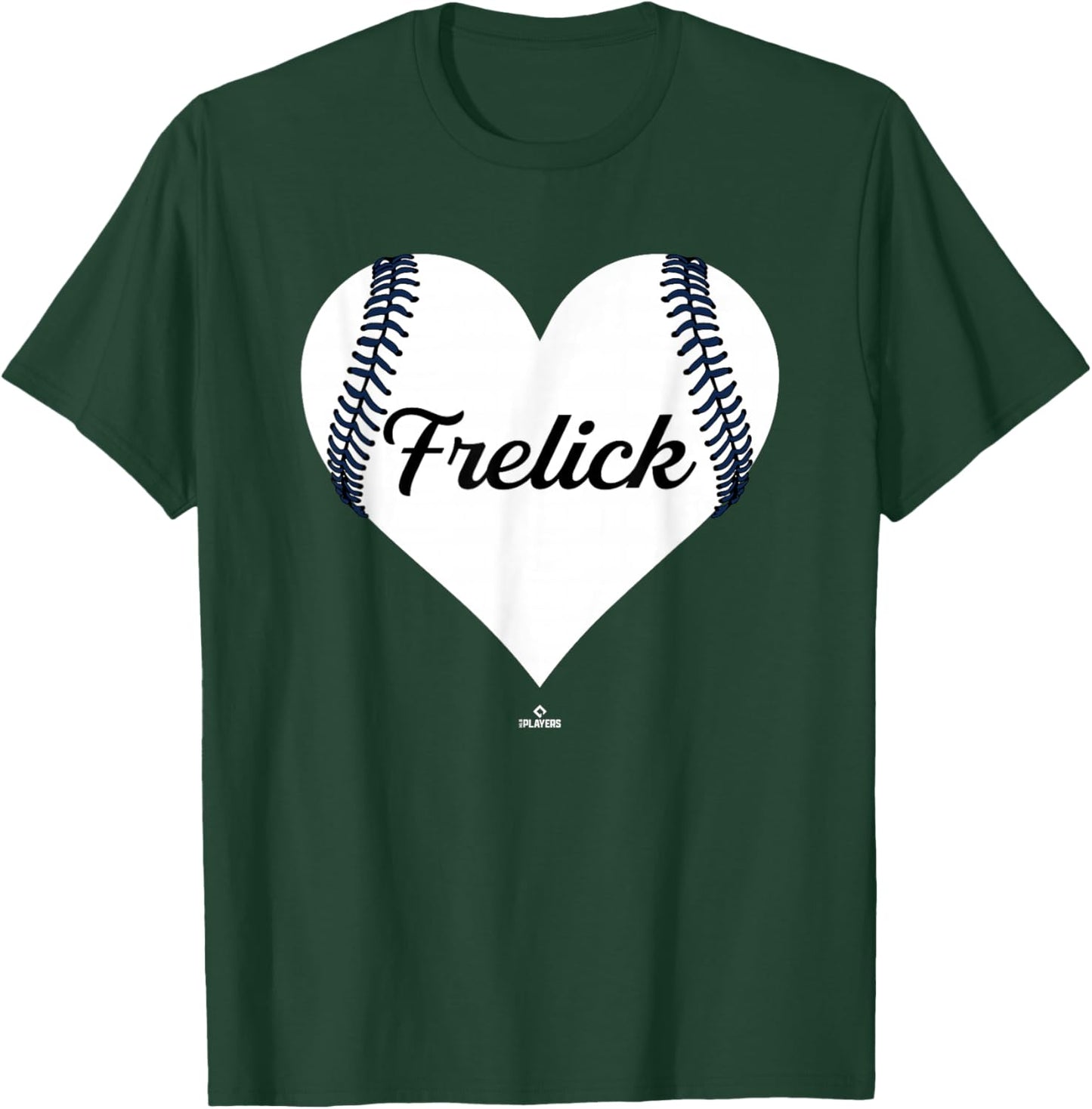 Baseball Heart Sal Frelick Prospect Baseball Fan Gear T-Shirt - T-Shirt | Forest