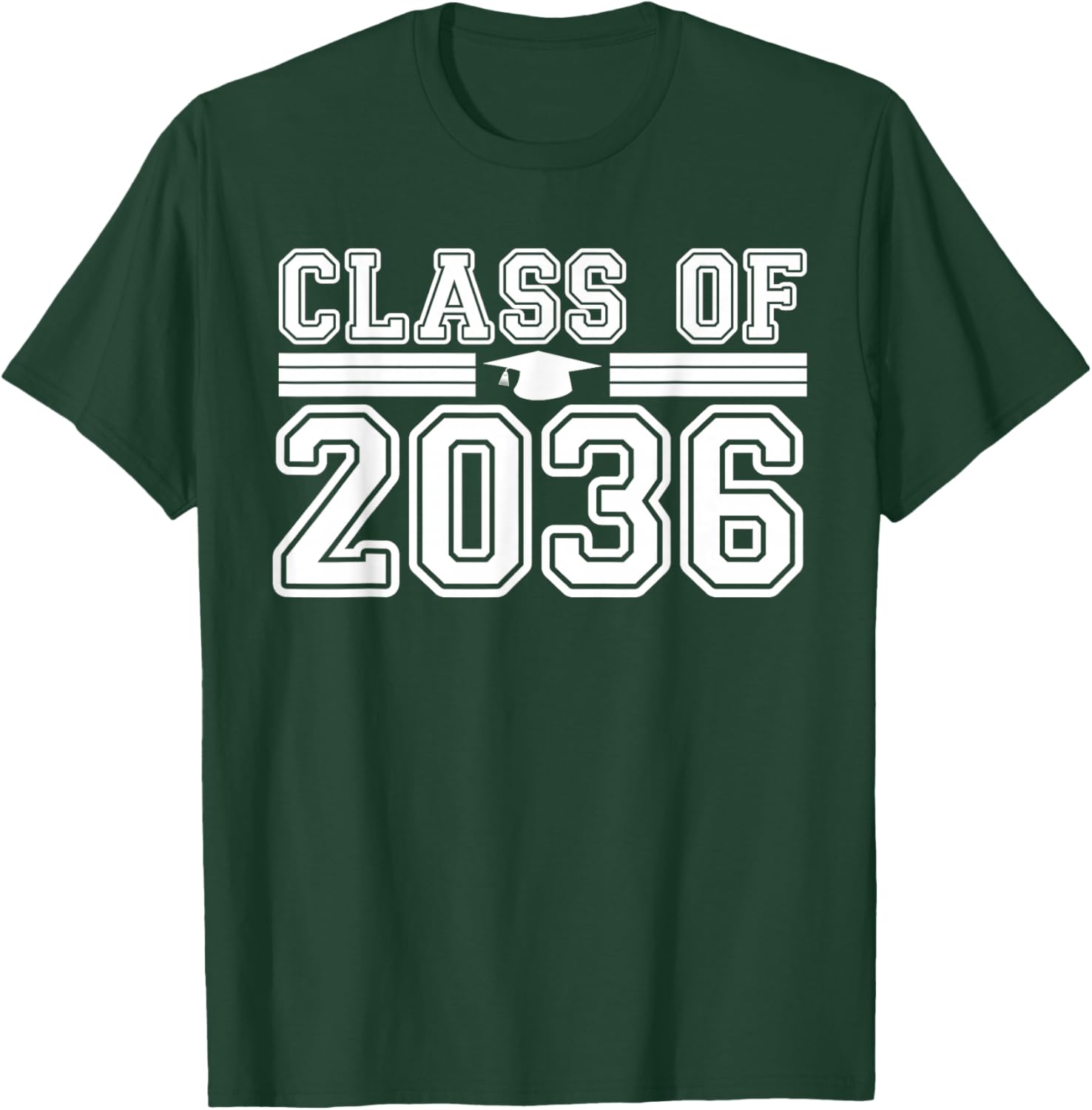 Class Of 2036 Grow with Me First Day of School Boys Girls T-Shirt - T-Shirt | Forest