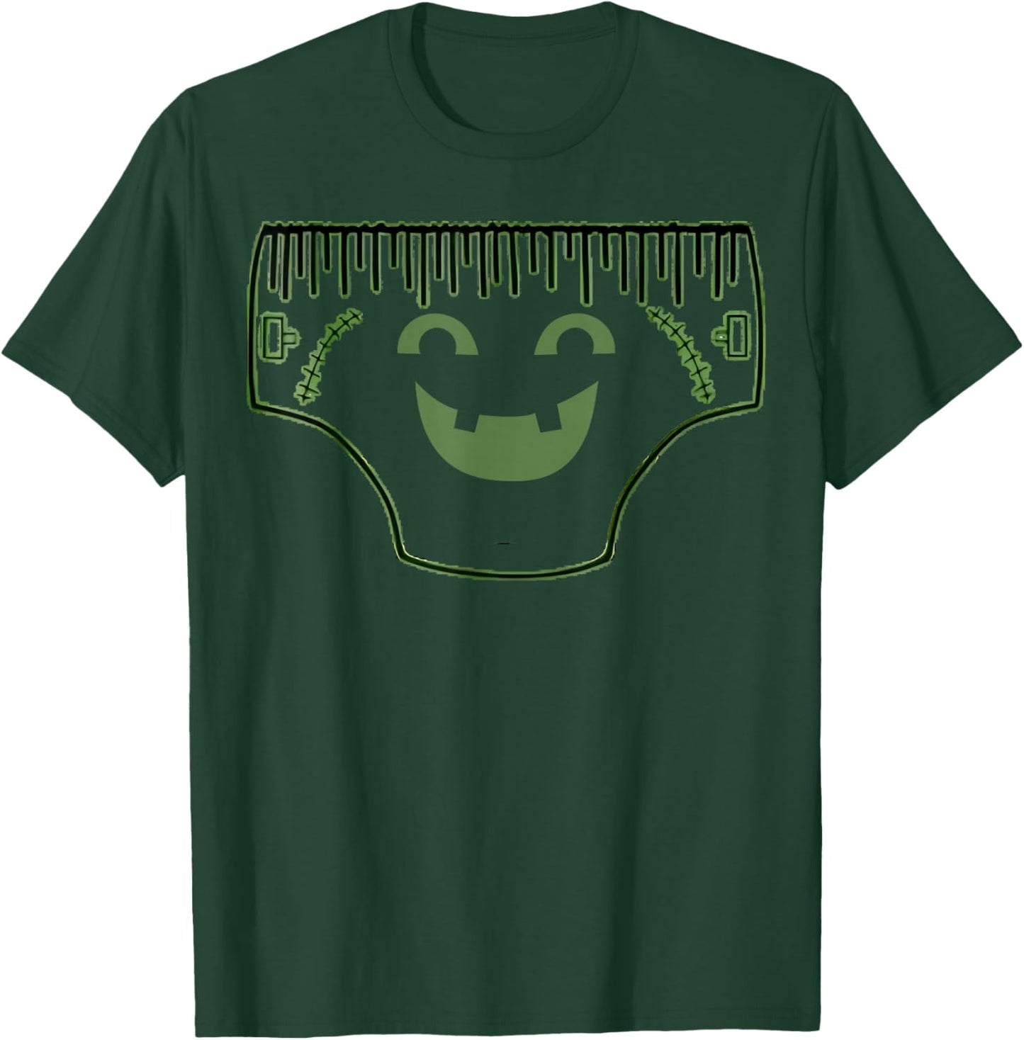 Funny Creepy Pair Of Underwear Face Costume T-Shirt - T-Shirt | Forest
