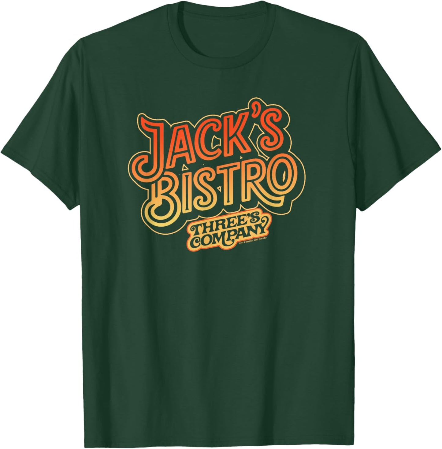 Jack's Bistro Retro Three's Company Jack Tripper Vintage T-Shirt - T-Shirt | Forest