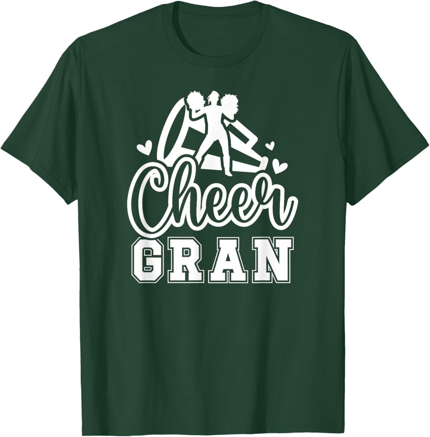 Cheer Gran Grandma Gran Of A Cheerleader Gran T-Shirt - T-Shirt | Forest
