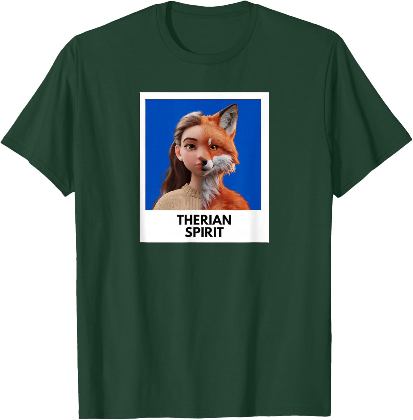 Fox Therian Spirit Photo T-Shirt - T-Shirt | Forest