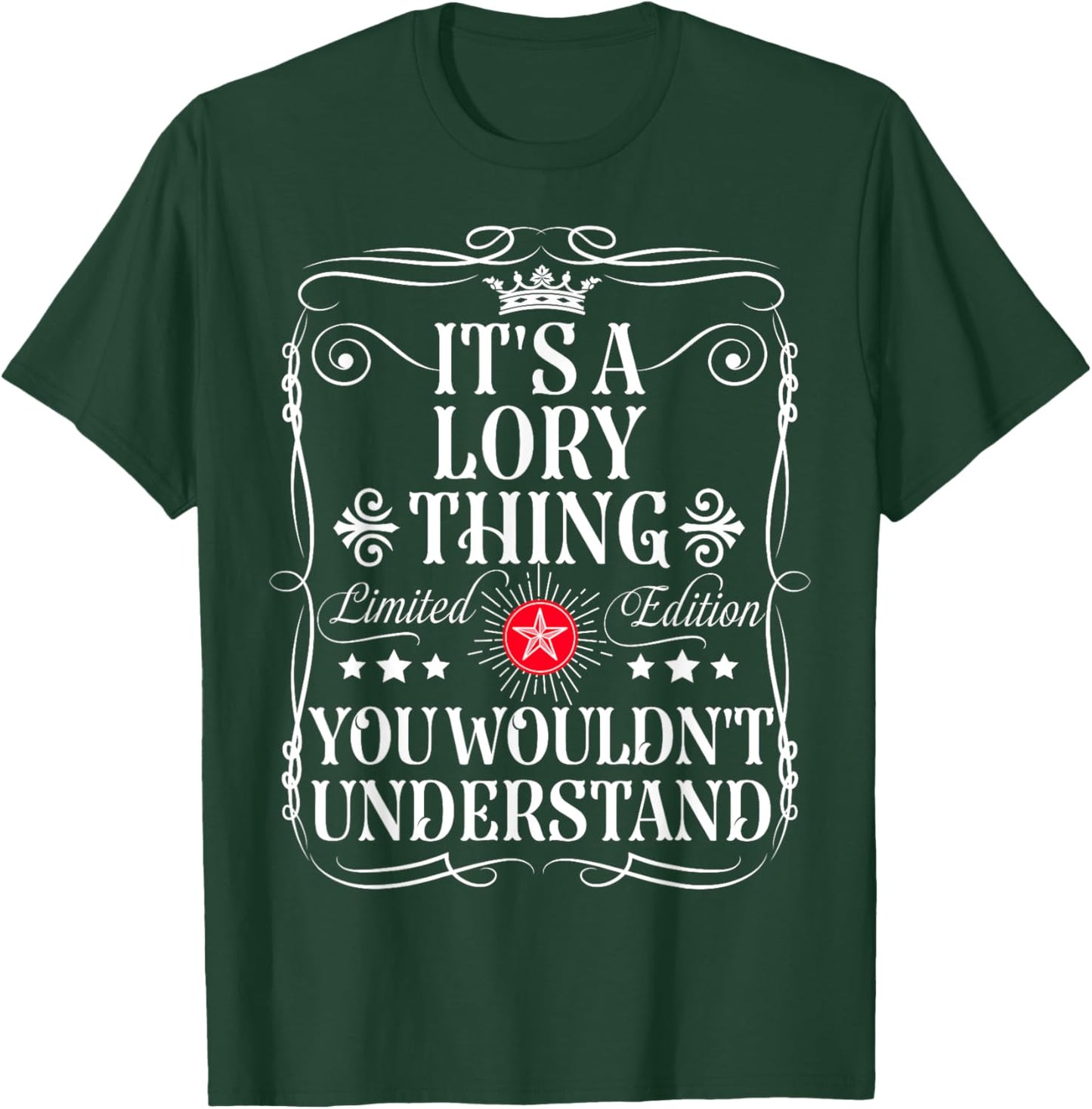 Lory Name Its A Lory Thing You Wouldn't Understand T-Shirt - T-Shirt | Forest