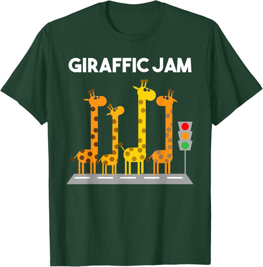 Cute Giraffe Design Women Adult Safari Giraffe Lover T-Shirt - T-Shirt | Forest