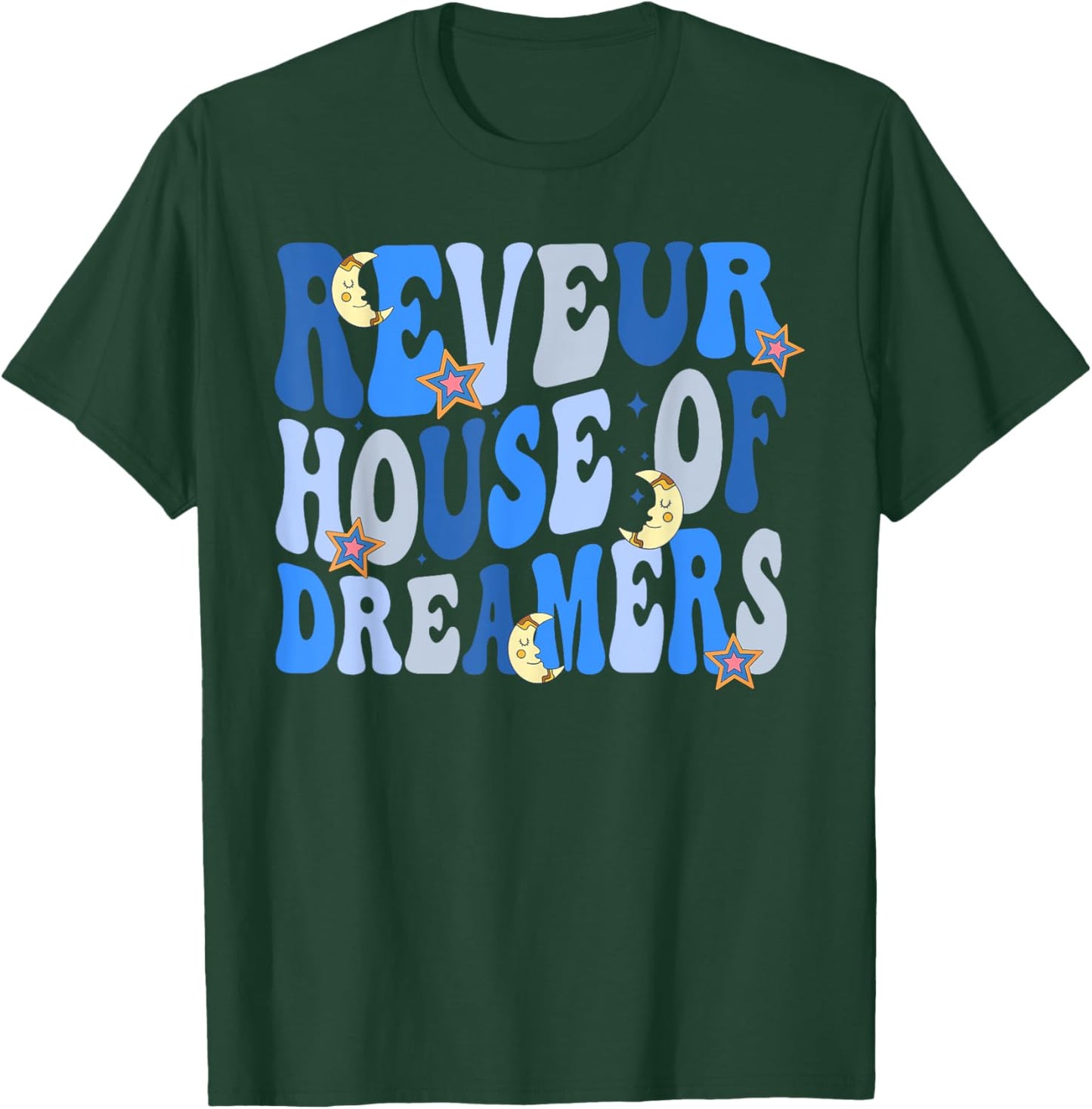 REVEUR House of Dreamers Blue Social RCA Givers School T-Shirt - T-Shirt | Forest