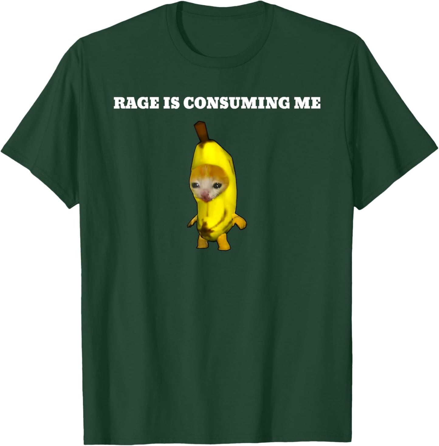 Rage Is Consuming Me Cat Meme T-Shirt - T-Shirt | Forest