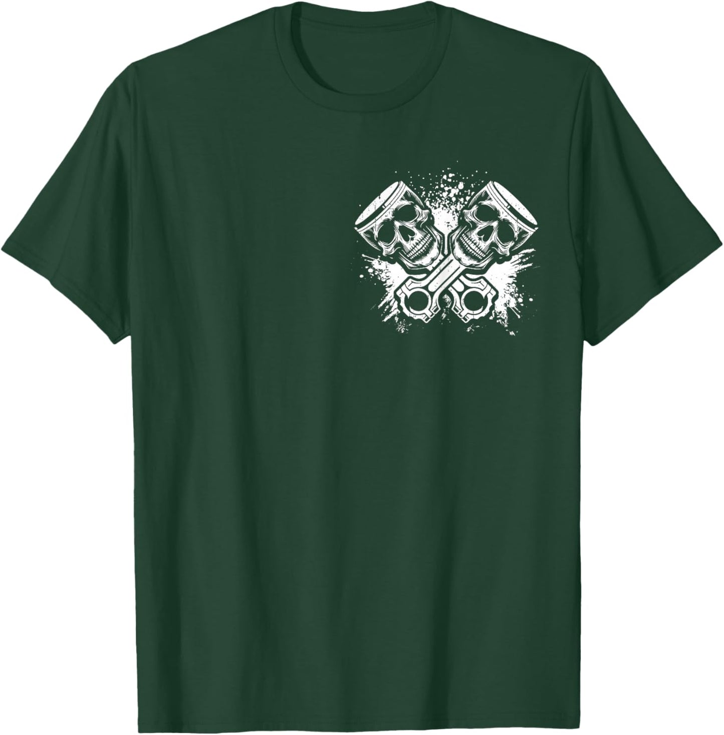 Piston Skulls T-Shirt - T-Shirt | Forest