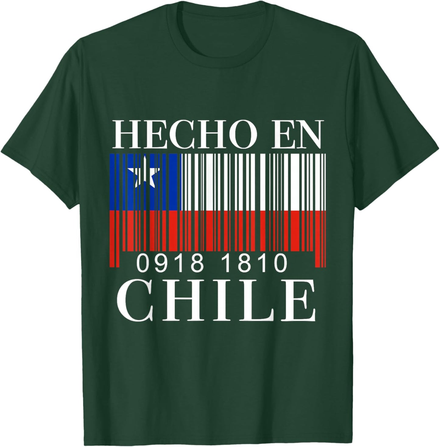 Chile Flag Pride Chilean Funny Camiseta Chilena Mujer Hombre T-Shirt - T-Shirt | Forest
