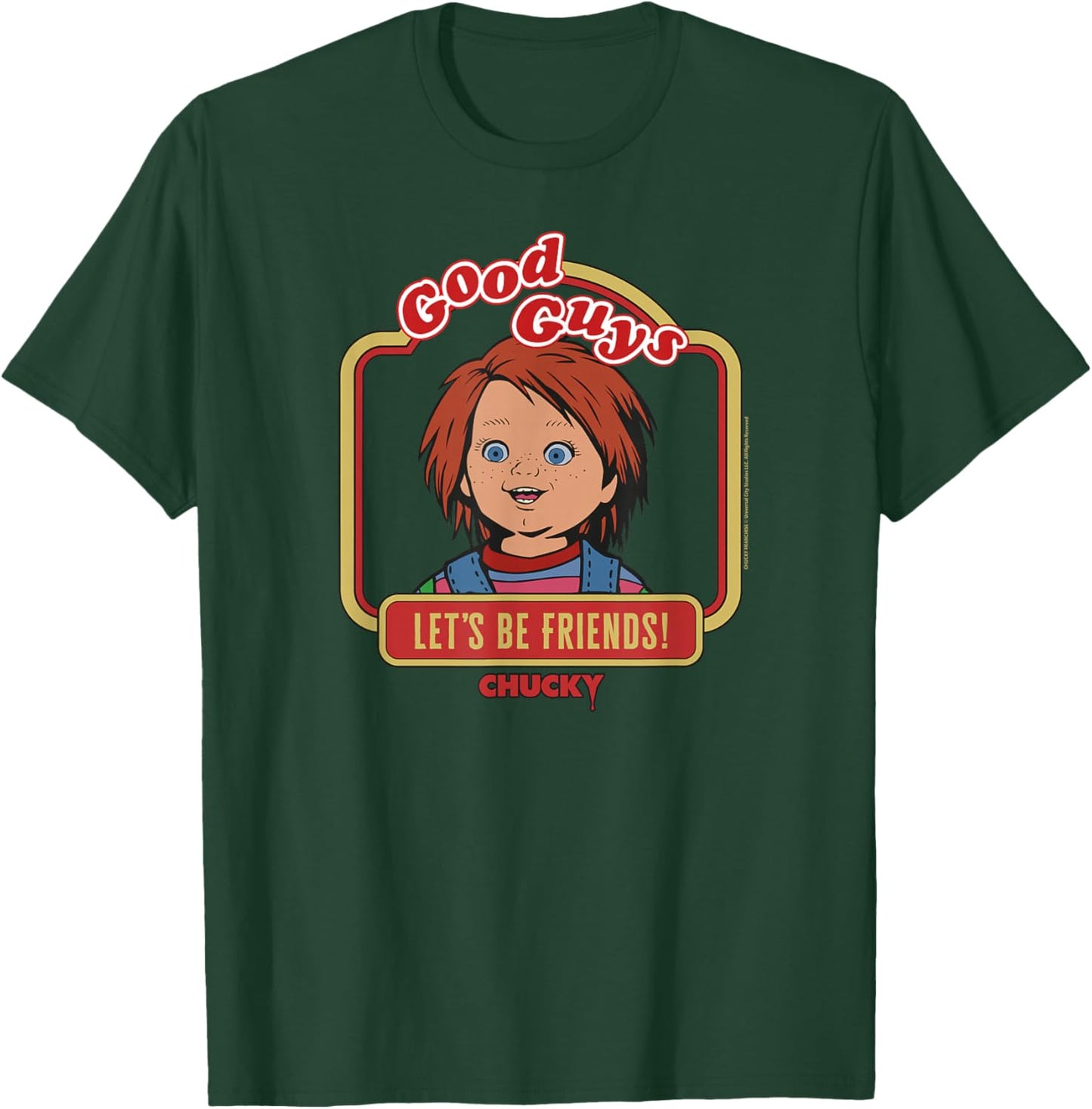 Chucky Let's Be Friends! T-Shirt - T-Shirt | Forest