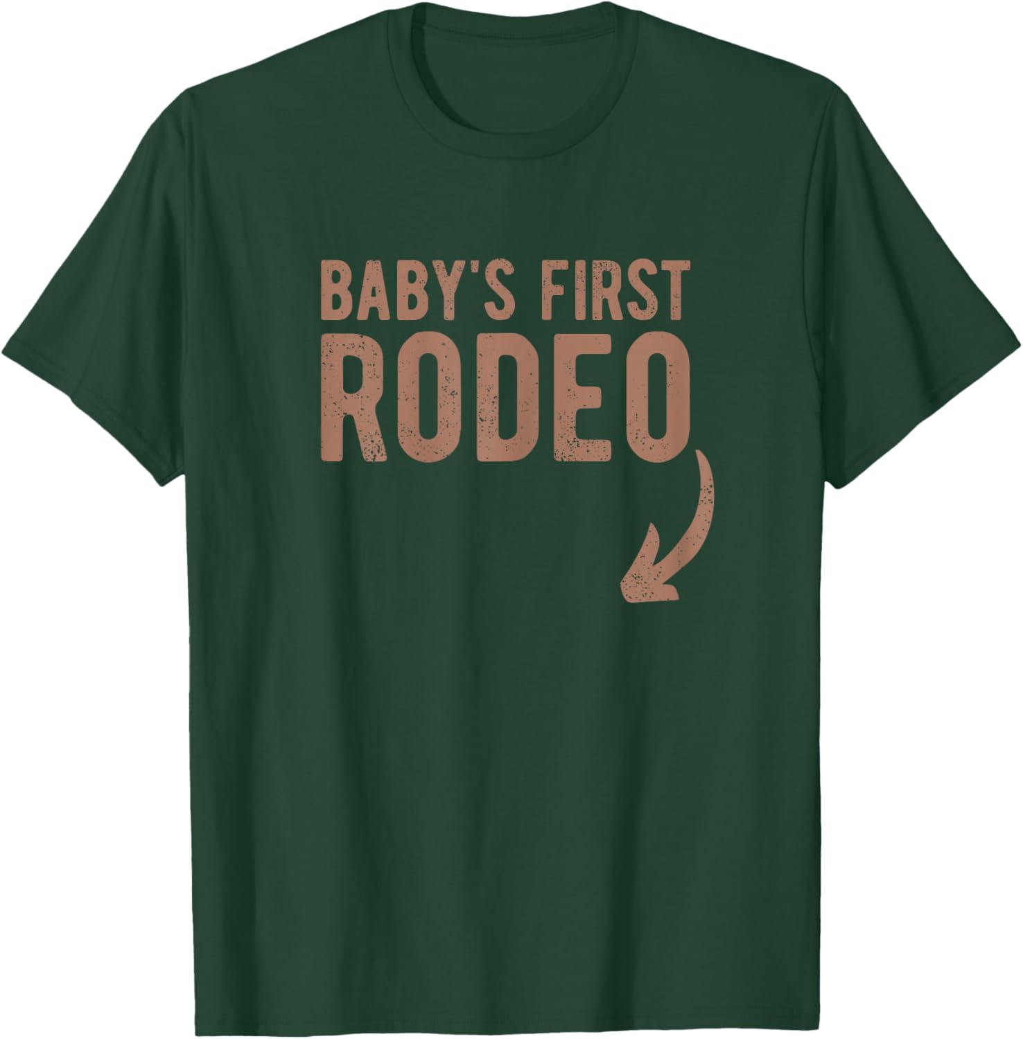 Pregnancy Rodeo Outfit Funny Mom To Be Pregnancy Rodeo T-Shirt - T-Shirt | Forest