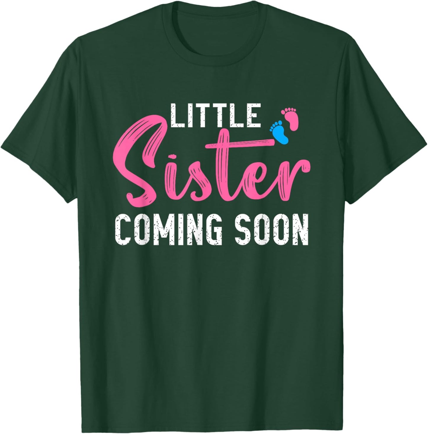 Little Sister Coming Soon T-Shirt - T-Shirt | Forest