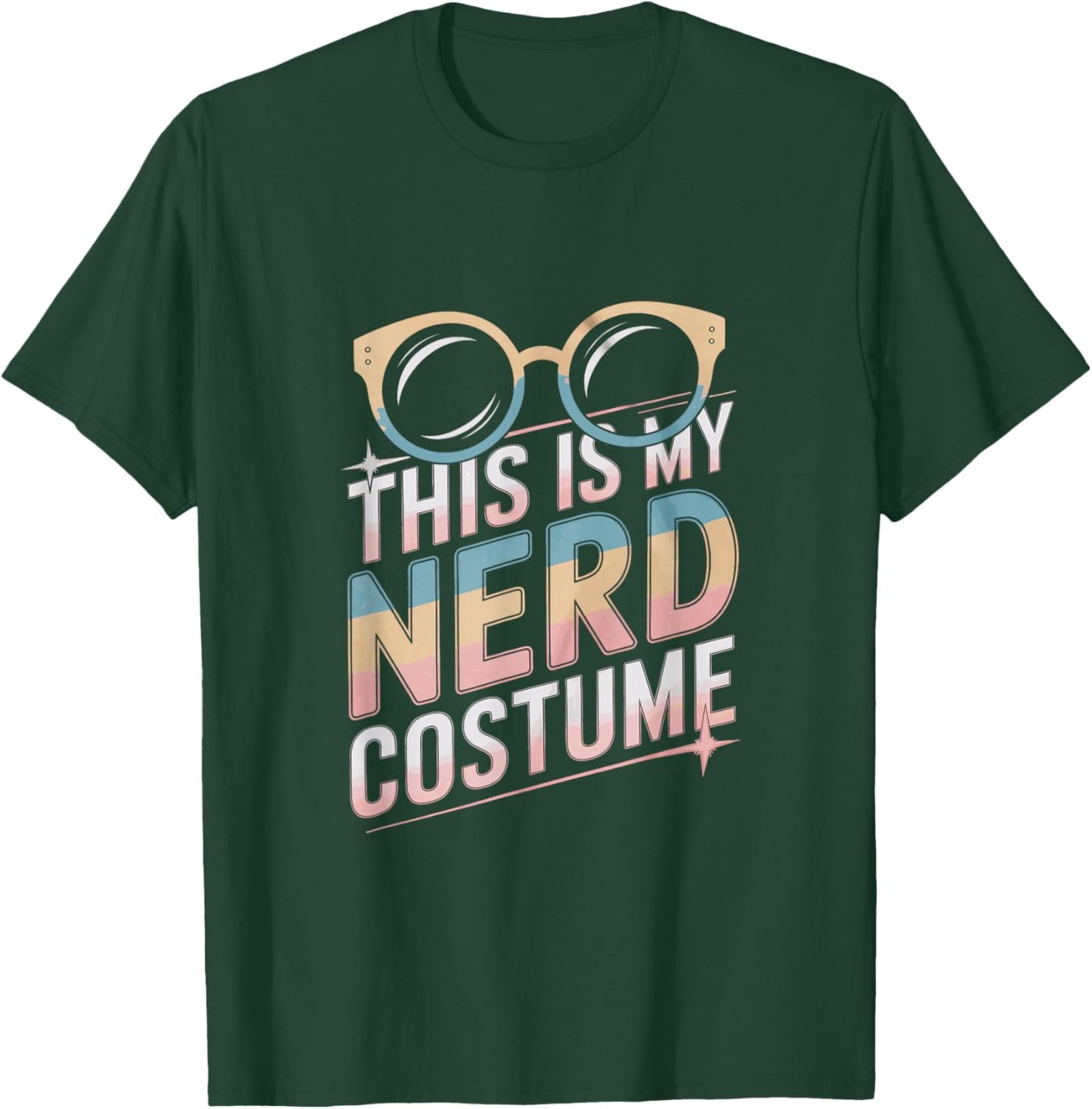 Tech Nerd Humor This Is My Nerd Costume Anime Nerd Costume T-Shirt - T-Shirt | Forest